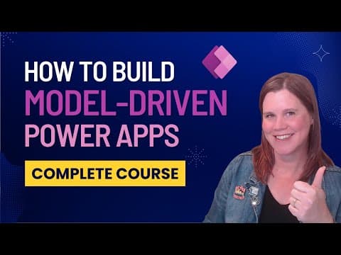 Power Apps Model Driven Apps FULL COURSE for Beginners thumbnail
