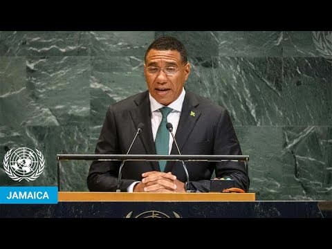 🇯🇲 Jamaica - Prime Minister Addresses United Nations General Debate, 80th Session | #UNGA thumbnail