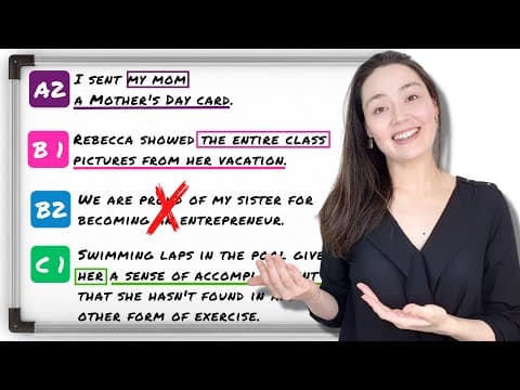 DIRECT and INDIRECT objects | levels A2 - C1 plus TEST! thumbnail