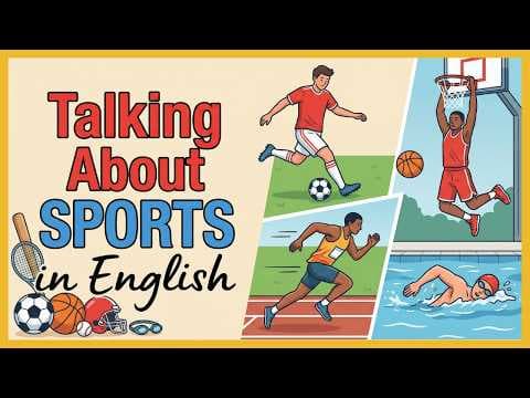 Talking About Sports in English | English Conversation Practice | Easy English Podcast for Beginners thumbnail