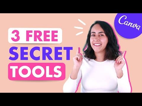 CANVA: 3 FREE Hidden Tools in Canva that you don't know yet (Watch this!) | Canva Tips thumbnail