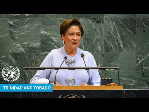 🇹🇹 Trinidad and Tobago - Prime Minister Addresses United Nations General Debate, 80th Session thumbnail