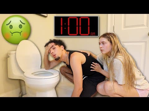 Gettting Sick In The Middle Of The Night! *CUTE REACTION* thumbnail