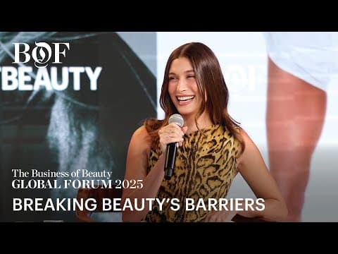 Hailey Bieber's Rhode to Breaking Beauty's Barriers | The Business of Beauty Global Forum 2025 thumbnail