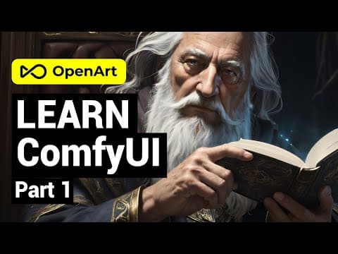 L1: Using ComfyUI, EASY basics - Comfy Academy thumbnail