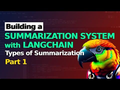Building a Summarization System with LangChain and GPT-3 - Part 1 thumbnail