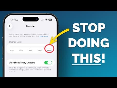 10 things you need to STOP doing on your iPhone! thumbnail