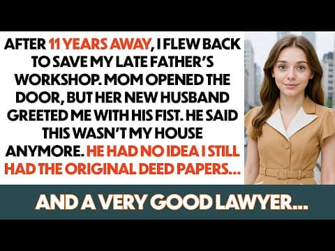 Boarded The First Flight Home—Stepfather Beat Me After “Welcome Back ” Then… thumbnail