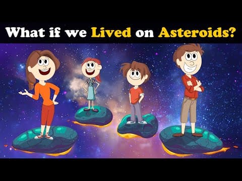 What if we Lived on Asteroids? + more videos | #aumsum #kids #science #education #whatif thumbnail
