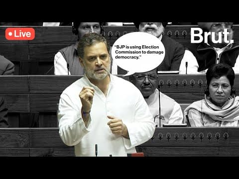 Replay: Rahul Gandhi addresses Lok Sabha on electoral reforms debate thumbnail
