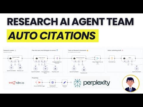 Automated Research Agents: n8n + Perplexity AI for Perfect Citations (Tutorial) thumbnail