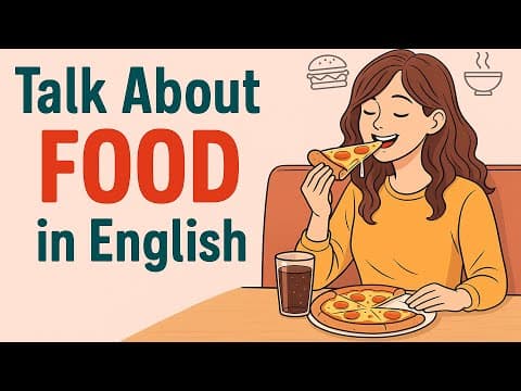Talk About Food in English | Easy Phrases for Daily Life | English Podcast for Beginners thumbnail