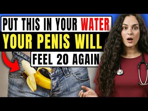 Urologist: STOP Drinking Plain Water Again — This Trick Boosts Blood Flow Instantly thumbnail