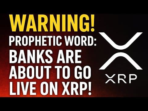 WARNING! THIS IS NOT A DRILL! XRP MUST HERE! PROPHECY AND BANKS ABOUT TO GO LIVE ON XRP! thumbnail