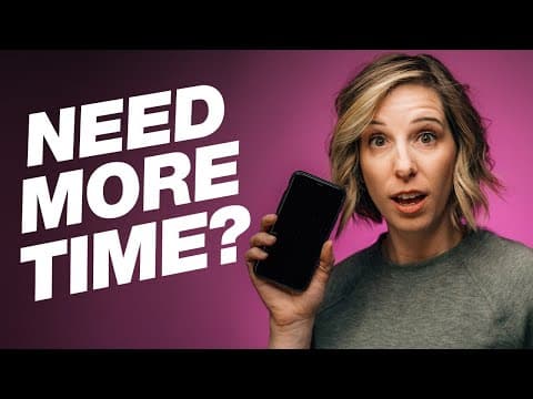 3 FREE Time Management Apps & Tips That Will Make You More Productive thumbnail