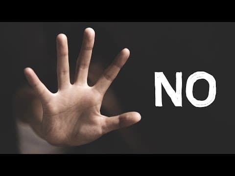 How Does Saying 'No' Empower Your Life and Goals? thumbnail