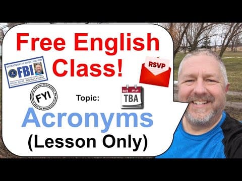 What Are Common English Acronyms and Their Meanings? thumbnail