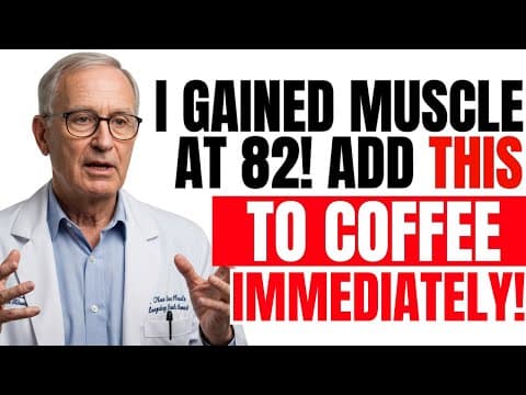 Over 60? Reverse Muscle Loss Now! Add This To Coffee OR Keep Losing Muscle Mass | Senior Health Tips thumbnail