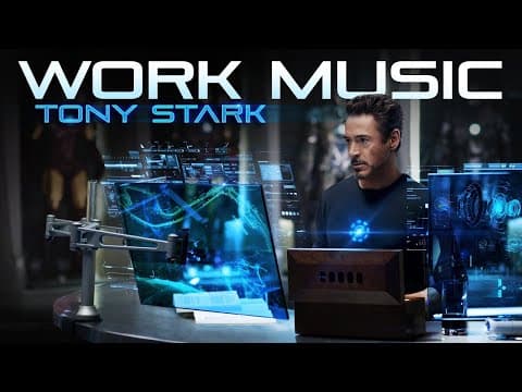 Productive Work Music — Tony Stark's Concentration Mix thumbnail