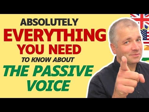 Passive Voice in English (Advanced): Active And Passive Voice Rules thumbnail