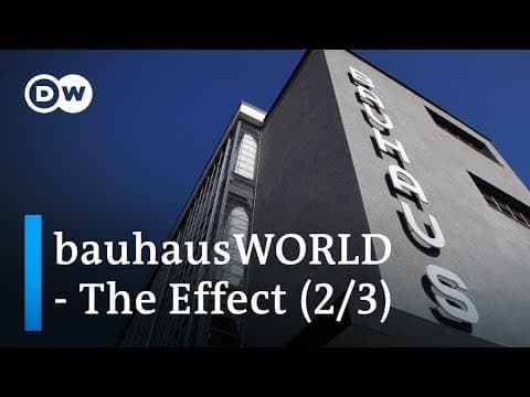 Architecture, art and design - 100 years of the Bauhaus (2/3) | DW Documentary thumbnail