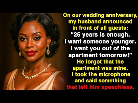 After 25 years, my husband wanted someone younger — but what I said left him speechless. thumbnail