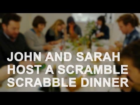 John and Sarah Host a Scramble Scrabble Dinner | The Art Assignment | PBS Digital Studios thumbnail