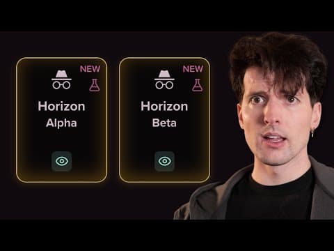 Did gpt-5 just shadow drop? Horizon is the best code model ever thumbnail