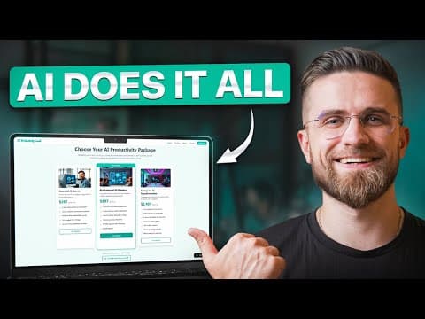 AI Website Builder with Built-In Voice Agent? Mind Blown thumbnail