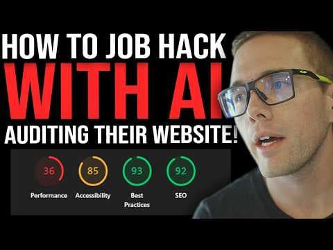 JOB HACKING WITH AI - AUDIT THEIR WEBSITE! thumbnail