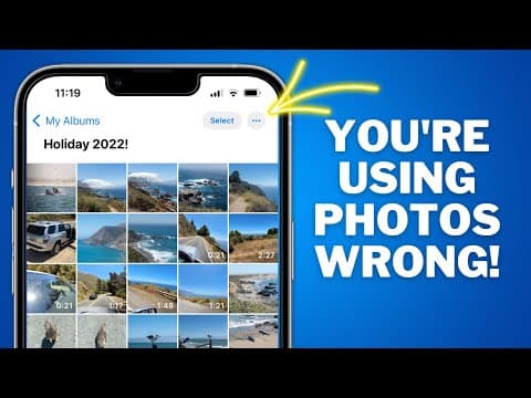 The Photos App for iPhone is AMAZING! Here's how to use it! thumbnail