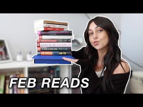 WHAT I READ IN FEBRUARY | monthly wrap up thumbnail