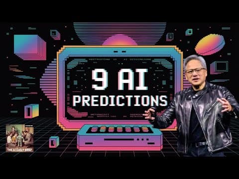 9 AI Predictions from Jensen Huang thumbnail