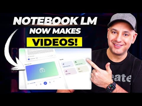How to use NotebookLM video overviews feature thumbnail