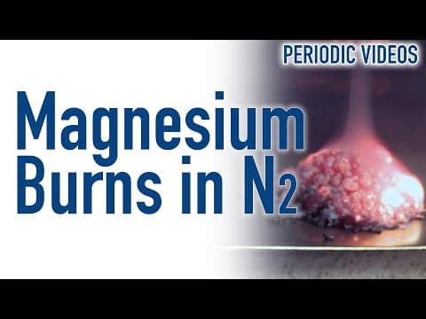How Does Magnesium React with Nitrogen to Form Ammonia? thumbnail