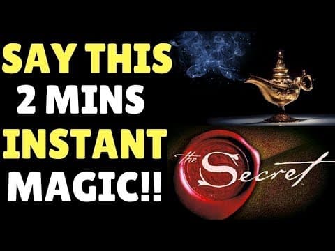 HIDDEN BIBLE PRAYER Technique Reveals How To Manifest What You Want INSTANTLY  (Law of Attraction) thumbnail