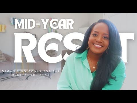Setting & Organizing Your Goals for the Rest of the Year #midyearreset #halfyearreset #goalsetting thumbnail
