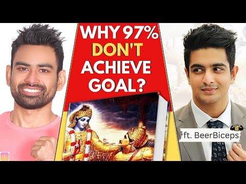 How to Achieve your Goal? (Stop Procrastination) by Bhagavad Gita ft. @BeerBiceps thumbnail