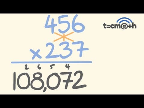 How to multiply ANY numbers the fast way - Fast Math Trick thumbnail