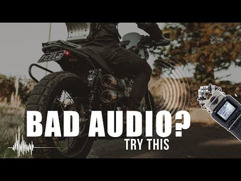 3 In-depth Tips on How to Record MOTORCYCLE AUDIO | Minus the wind noise 2021 thumbnail