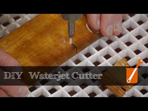 How to Build a Low-Cost Water Jet Cutter with Pressure Washer? thumbnail