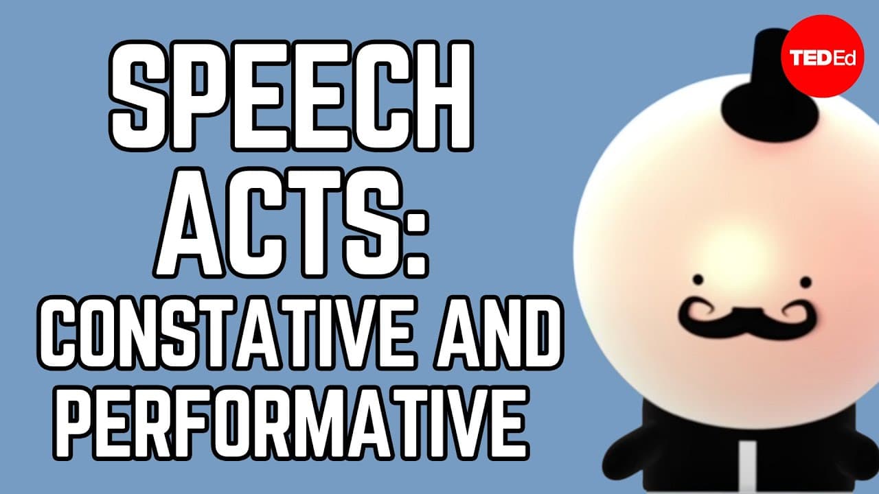 Speech acts: Constative and performative - Colleen Glenney Boggs | Glasp
