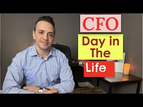 CFO, a day in the life of a Chief Financial Officer thumbnail