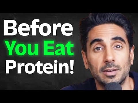 The 5 Worst Types Of Protein You Should Avoid Eating For Longevity | Dr. Rupy Aujla thumbnail