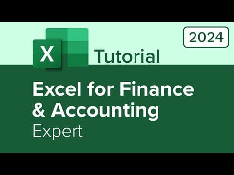 Excel for Finance and Accounting Expert Tutorial thumbnail