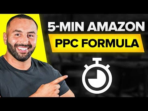 How To Optimize Your Amazon PPC Campaigns (In 5 Minutes) thumbnail