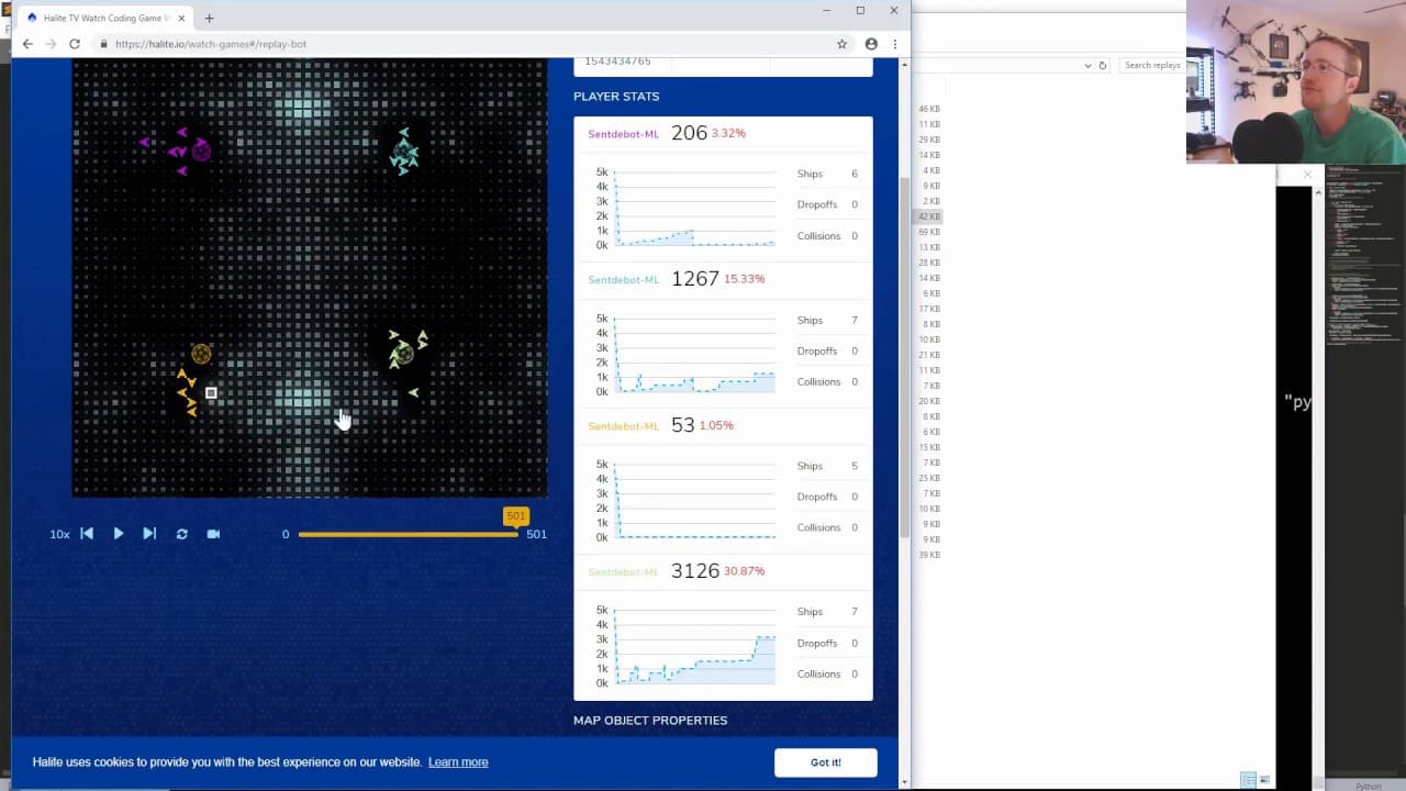 YouTube video player