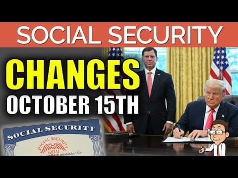 NEW Social Security Changes Coming October 15th thumbnail