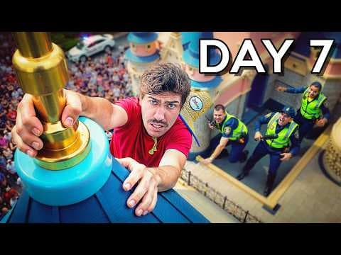 I Secretly Lived In Disney Land For 7 Days thumbnail