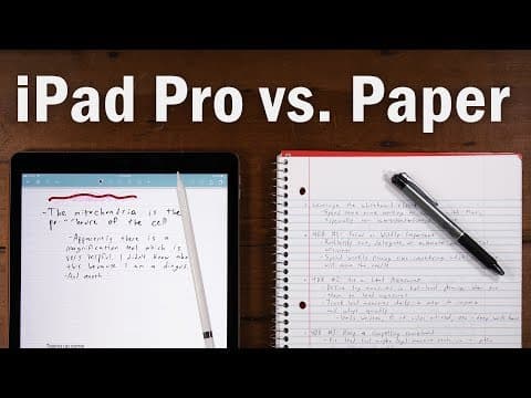 iPad Pro vs. Paper Notebooks: Which Is Better for Notes? thumbnail